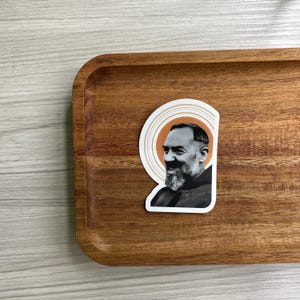 Saint Padre Pio | All You Holy Men & Women Collection | Matte Catholic Sticker | Patron Saint | Confirmation Saint Sticker