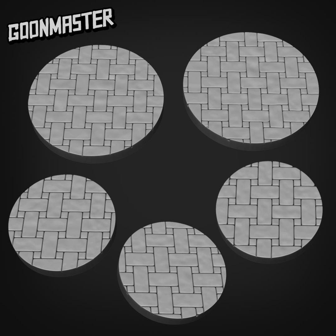 Patterned Brick Miniature Bases: 3D Printed Tabletop RPG - Etsy Australia