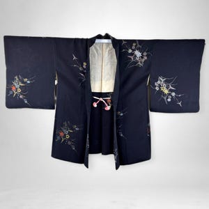 Japanese Kimono Haori Jacket, luxury Vintage Haori With Shimmering Lamé ...