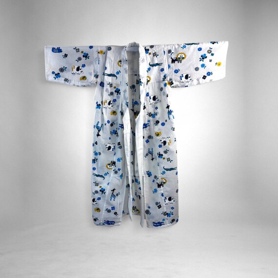 着物・浴衣 zoo^ - ^ Kids Vintage Japanese Yukata, Yukata Japonaise Vintage Enfant, Zoo