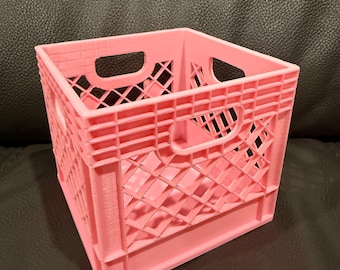SKÅDIS Milk Crate Organizer STL | IKEA Pegboard Storage Bin | 3D Printable Organizer File