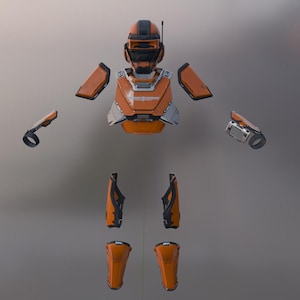 Helldivers 2 Trench Engineer Armor STL