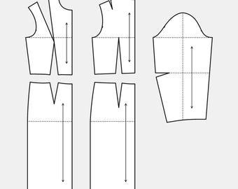 W2501 Basic Dress Bodice Block