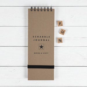 Scrabble Scorebook – Personalized Journal for Word Game Lovers