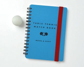 Personalized Table Tennis Match Book