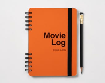 Movie Log – Personalized Handmade A5 Movie Journal