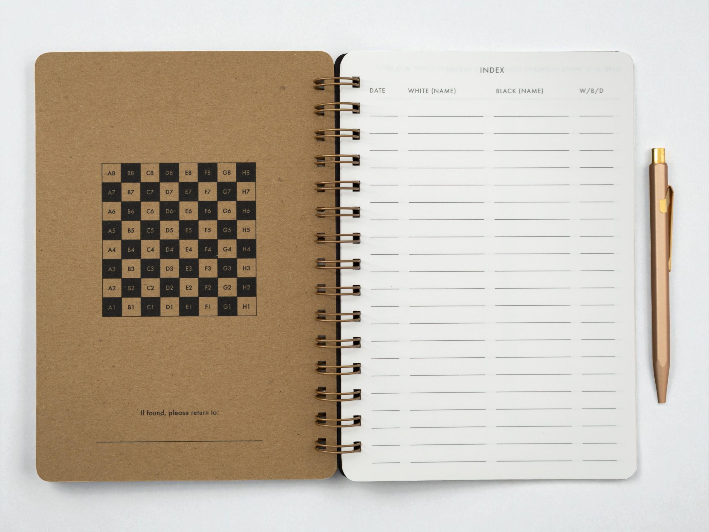Personalized Chess Scorebook | Handmade Tournament Notation Book - Etsy