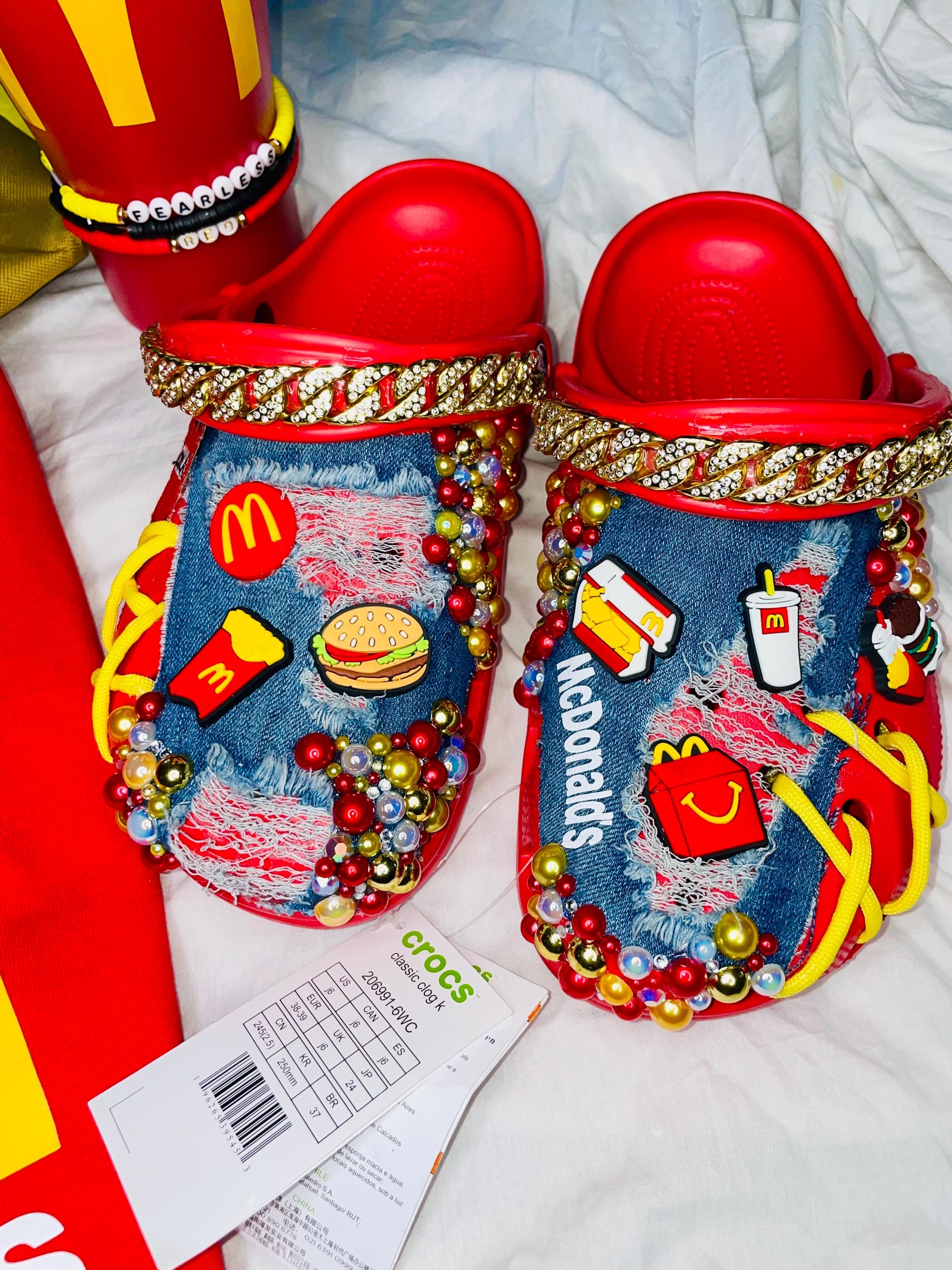 Mcdonalds Crocs - Etsy