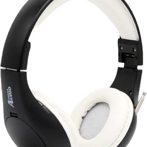 Auriculares con radio FM personal portátil con antena extraíble para una excelente recepción, para caminar, trotar, relajarse, ir a la escuela y escuchar radio (blanco y negro)
