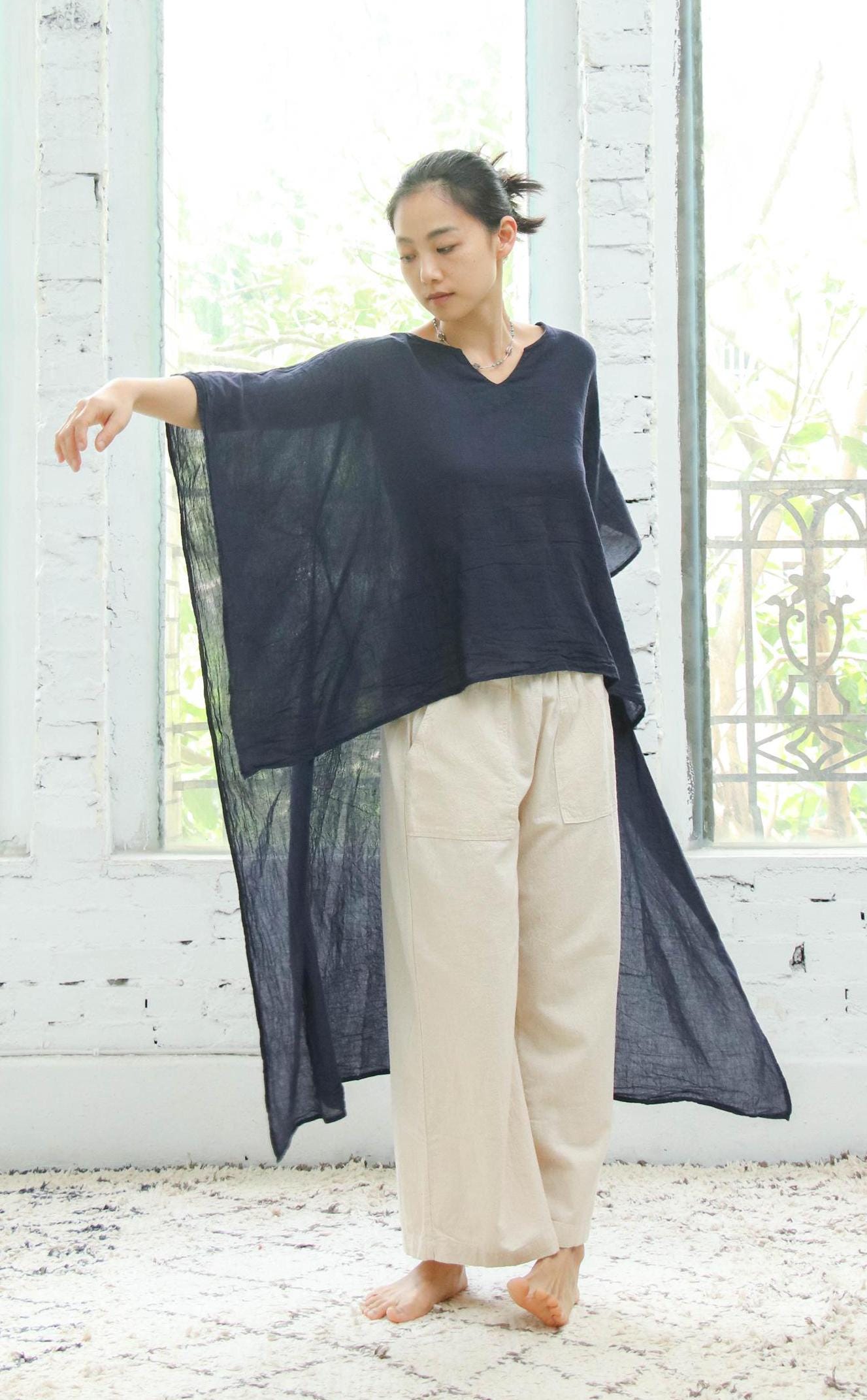 blouse high low