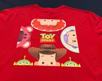 Disney Pixar Toy Story Graphic Tee – Woody, Buzz, Alien