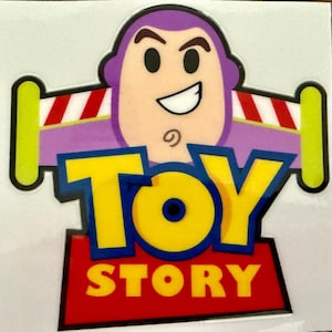 Buzz Lightyear Toy Story Sticker, Water Bottle Decal, Laptop Accessory, Disney Fan Gift - Buzz Lightyear Toy Story Car Window Decal