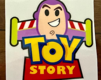 Buzz Lightyear Toy Story Sticker: Waterproof Vinyl Decal