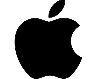 Retro Apple Logo Sticker | Classic Mac Vinyl Decal