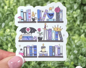 Sticker pour étagère à livres fantastiques, autocollant magique pour amoureux des livres, cadeau romantique pour lecteurs