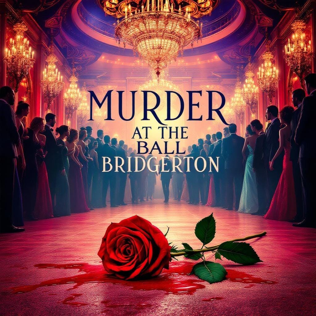 Murder at the Bridgerton Ball | Printable Murder Mystery Game | 6–10 Players | Whodunnit Party Kit | Instant Download PDF