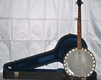 Deering Boston 5-String Banjo & Resonator (1996) with Hard Case