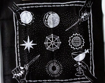 Tarot Bandana Black