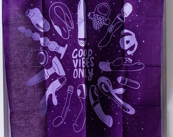 Good Vibes Only Bandana