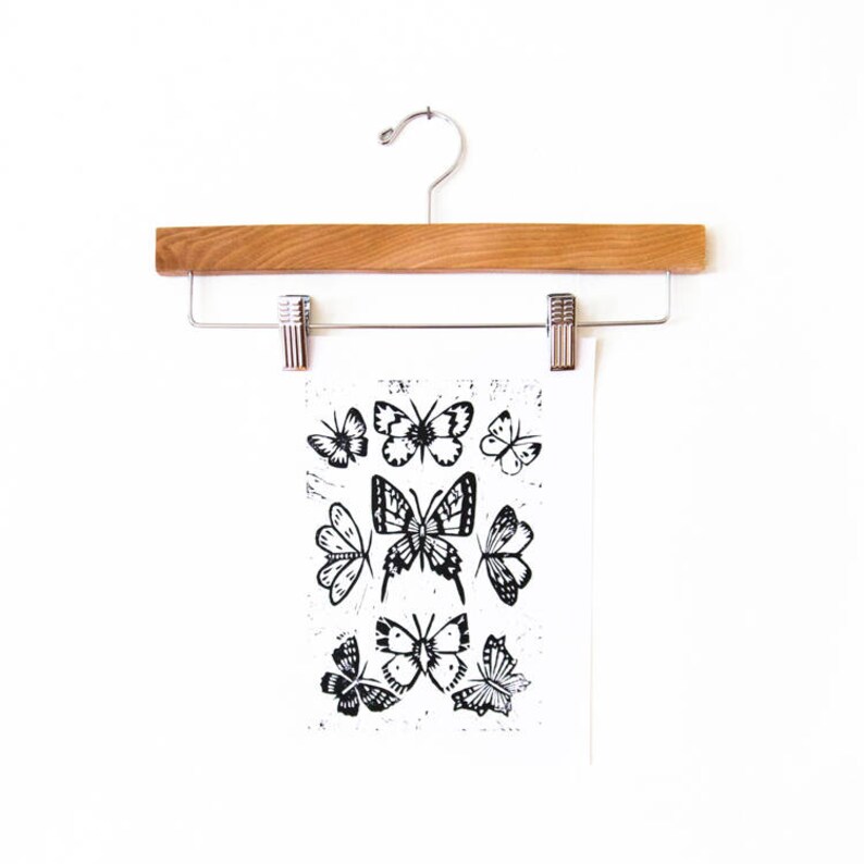 Butterflies Block Print