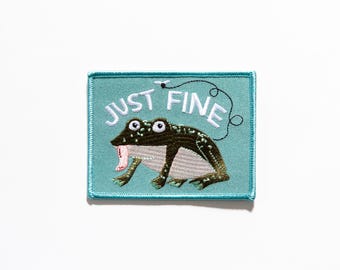 Just Fine Frog Patch