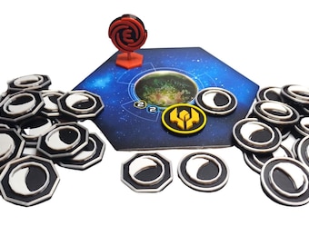 Twilight Imperium legendärer Planet upgrade Token /  Base Game + Prophecy of kings + Thunders Edge