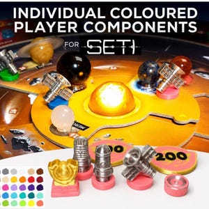 SETI Boardgame individual Player Komponenten Set