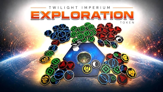 Twilight Imperium Exploration 3D Token upgrade / Basic game + Prophecy of kings + Thunders Edge
