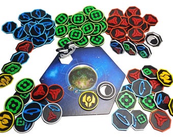 Twilight Imperium Exploration 3D Token upgrade / Basic game + Prophecy of kings + Thunders Edge