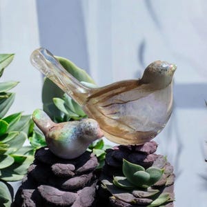 Bird Shape - Custom Keepsake with your pet&#39;s feathers or ashes - Bird Memorial / Pet Memorial / Pet Urn / Cremation / Keepsake