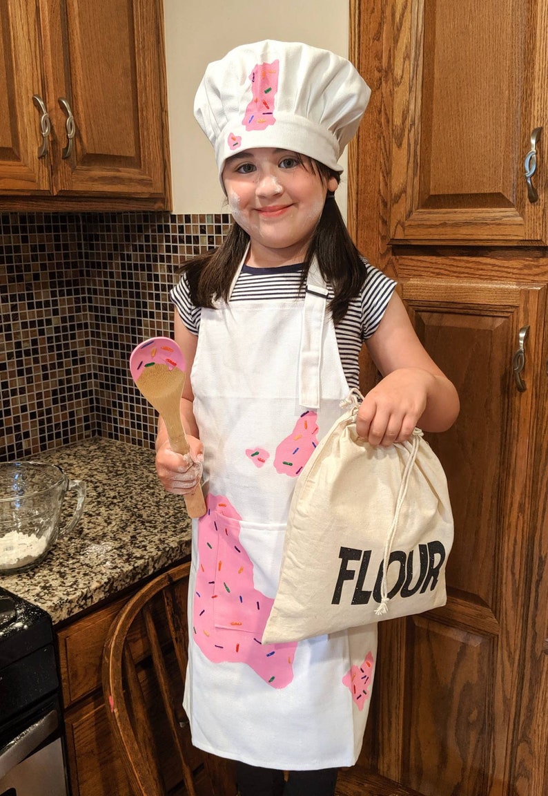 Children's Baker Costume Pastry Chef Girls Costume Boys Etsy