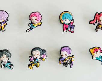 Cute Hunter Plush Kawaii Shoe/Clog Charms Accessories Gift