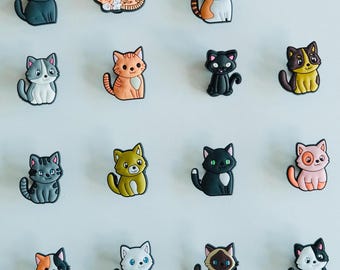 Kawaii Plush Cat-design Pet Clog Charms/ Accessories
