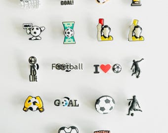 Cute kawaii Sports Football Shoe/Clog Charms/ Accessories