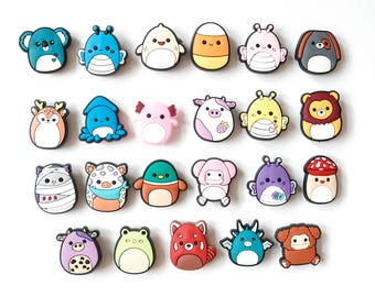 Cute Squish Kawaii Shoe/Clog Mallows Charms Accessories Gift