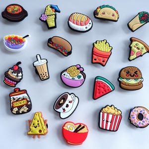 Kawaii Plush Food-design Clog Charms/ Accessories