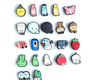 Simpatici ciondoli/accessori Kawaii in peluche per scarpe/zoccoli