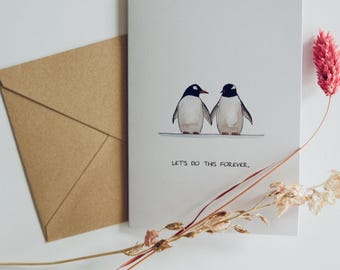 Cute Penguin Sweet Special Someone Lovely Greeting Cards