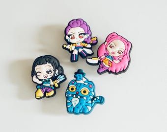 Cute Hunter Plush Kawaii Shoe/Clog Charms Accessories Gift