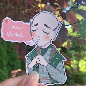 Ma Vhenan - Solas Dragon Age Sticker