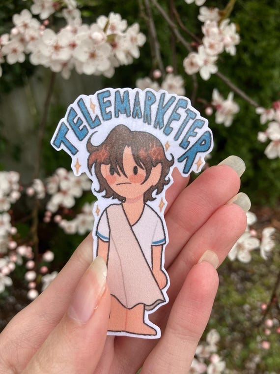 Telemarketer - Telemachus Epic the Musical Sticker