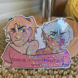 This is Our Get Along Shirt - Anders and Fenris Dragon Age Sticker
