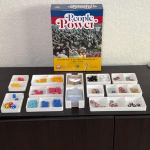 People Power Board Game Insert STL files for 3D printing