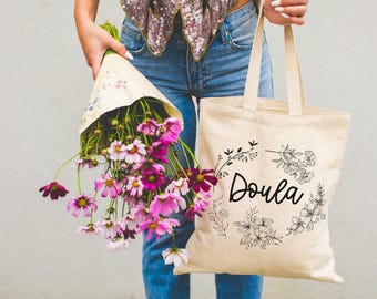Doula Tote Bag for Doula Gift Birth Worker Appreciation Bag Breastfeeding Support Tote for IBCLC and Doulas