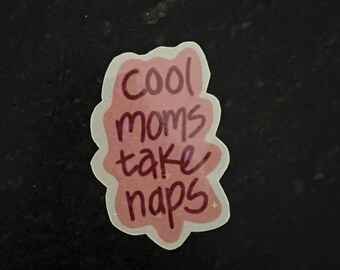 Mom Humor Sticker Design Idea Gift Mom Life Decal Car Decoration Bottle Art Quote Vinyl Laptop Accessory Pack Mom Present Day Gift Tired Mom