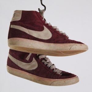 Vintage Nike Mid Blazer Sneakers Suede Leather Trainer Athletic