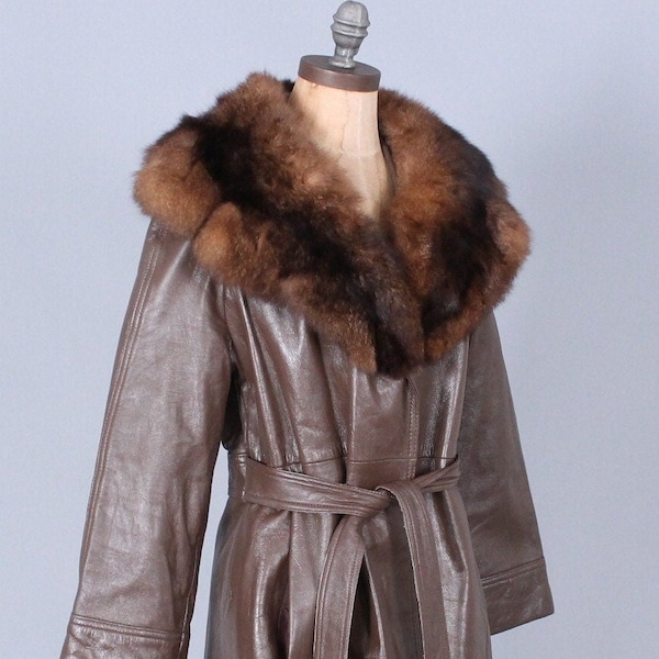 Fur Collar Coat - Etsy