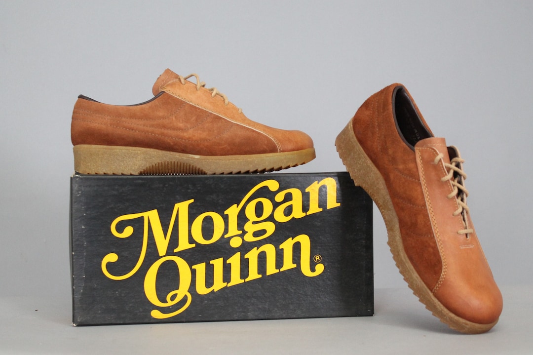 Brown Earth Shoes From The 80s Buy Vintage 1970s Shoes Brushed