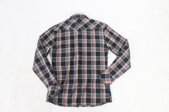 Kennington western plaid shirt vintage 1970s west… - image 9