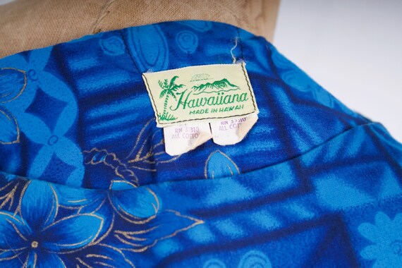 1960's Hawaiian flower Dress vintage muu muu shif… - image 10